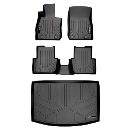 SMARTLINER Custom Fit Floor Liners For 2016-2021 Mazda CX-3 With Cargo Tray