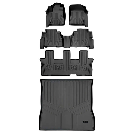 SMARTLINER Custom Fit Floor Liners For 2008-2011 Toyota Sequoia (with Bench Seat)