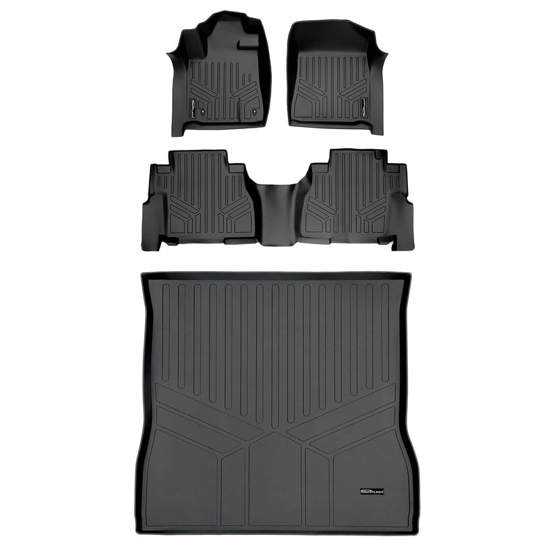 Load image into Gallery viewer, SMARTLINER Custom Fit Floor Liners For 2008-2011 Toyota Sequoia (with Bench Seat)
