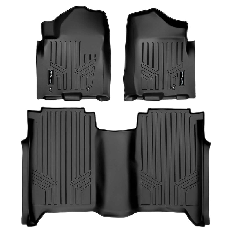 Load image into Gallery viewer, SMARTLINER Custom Fit Floor Liners For 2008-2015 Nissan Titan Crew Cab
