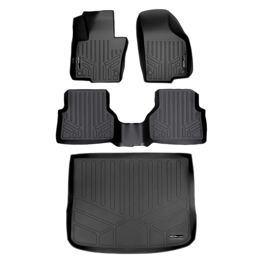 SMARTLINER Custom Fit Floor Liners For 2009-2017 Volkswagen Tiguan / 2018 Tiguan Limited