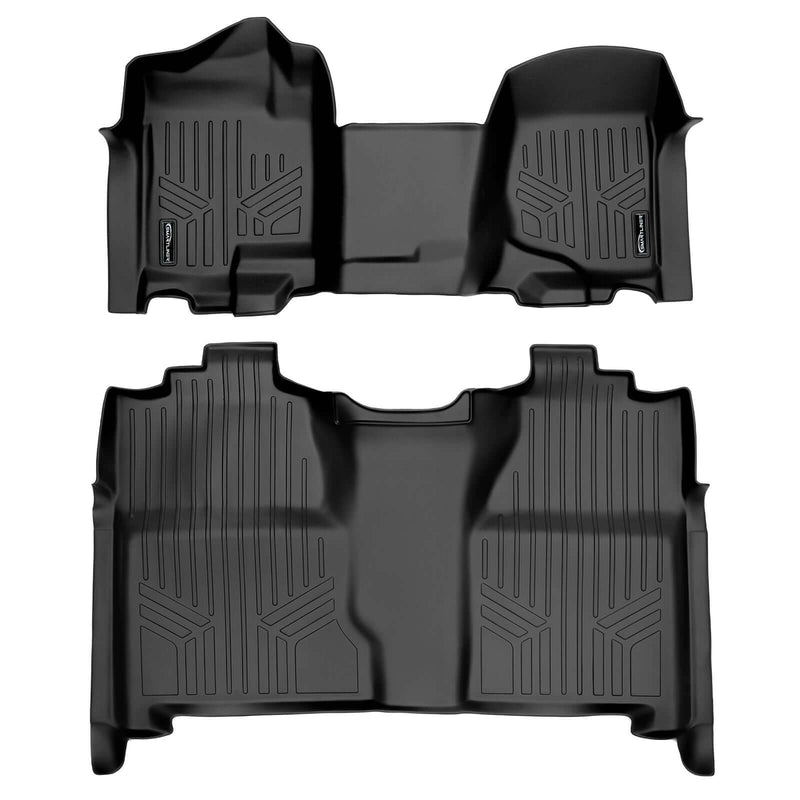 Load image into Gallery viewer, Smart Trim™ Custom Fit Floor Liners For 2007-2013 Silverado/Sierra 1500 - 2007-2014 2500/3500 HD Crew Cabin (Copy)
