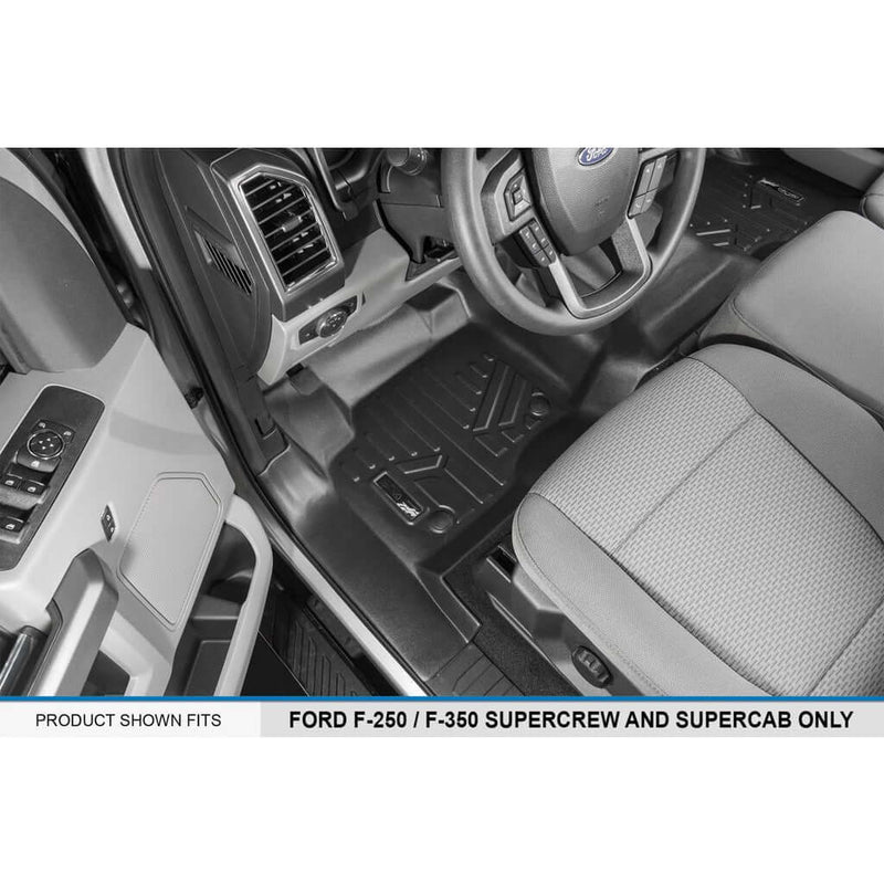 Load image into Gallery viewer, SMARTLINER Custom Fit Floor Liners For 2017-2025 Ford F-250/F-350 Super Duty Crew Cab with 1st Row Bench Seat
