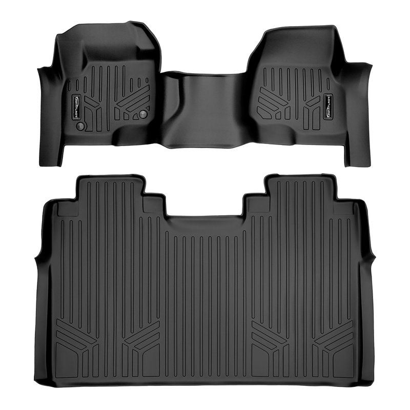 Load image into Gallery viewer, SMARTLINER Custom Fit Floor Liners For 2017-2025 Ford F-250|F-350 Super Crew Cab with 1st Row Bench Seat with Over The Hump Coverage and no 2nd Row Under Seat Storage
