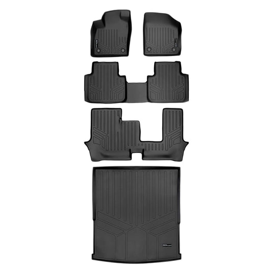 SMARTLINER Custom Fit Floor Liners For 2018-2025 Atlas (with 2nd Row Bench Seat)
