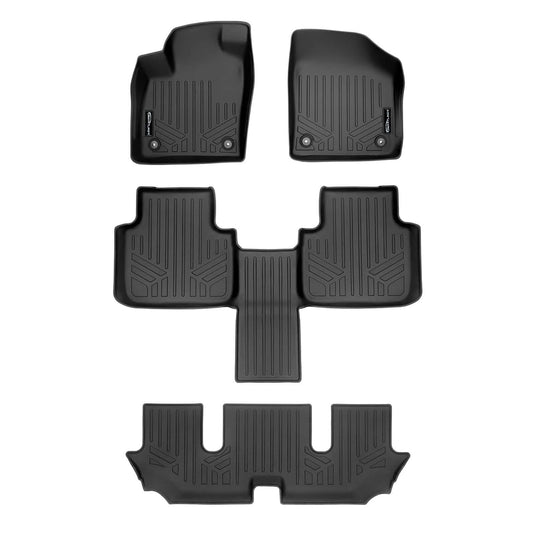 SMARTLINER Custom Fit Floor Liners For 2018-2025 Atlas (with 2nd Row Bucket Seats)
