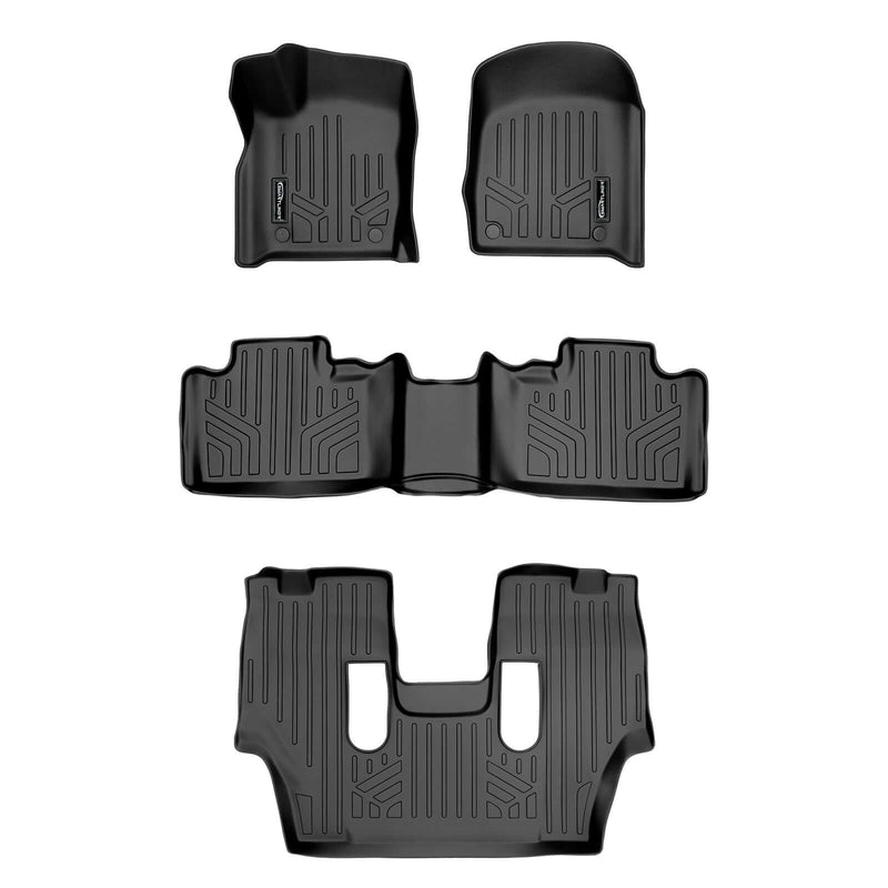 Load image into Gallery viewer, Smart Trim™ Custom Fit Floor Liners For 2016-2025 Dodge Durango (with 2nd Row Bucket Seats)
