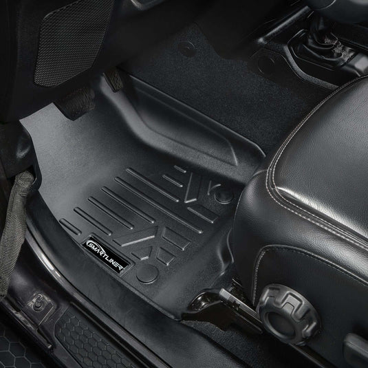 SMARTLINER Custom Fit Floor Liners For 2018-2025 Jeep Wrangler 2-Door (JL New Body Style - not JK)