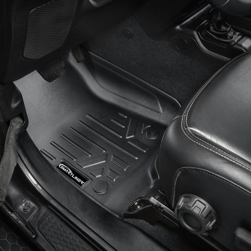 Load image into Gallery viewer, SMARTLINER Custom Fit Floor Liners For 18-24 Wrangler JL Unlimited (with Sub and No Flat Load Floor)

