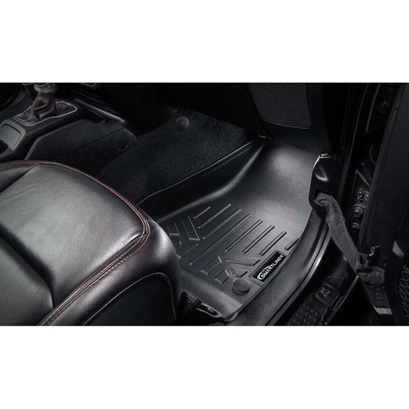 Load image into Gallery viewer, SMARTLINER Custom Fit Floor Liners For 2021-2025 Jeep Wrangler 4xe (With Trail-Rail system)
