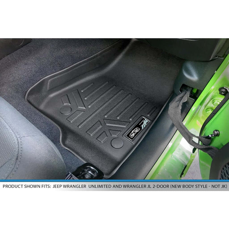 Load image into Gallery viewer, SMARTLINER Custom Fit Floor Liners For 2018-2024 Wrangler JL Unlimited (No Sub and No Flat Load Floor)
