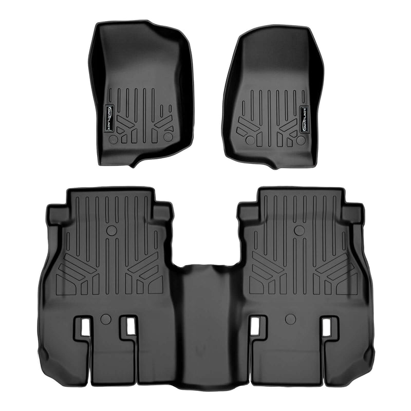 Load image into Gallery viewer, SMARTLINER Custom Fit Floor Liners For 2018-2024 Wrangler JL Unlimited (No Sub and No Flat Load Floor)
