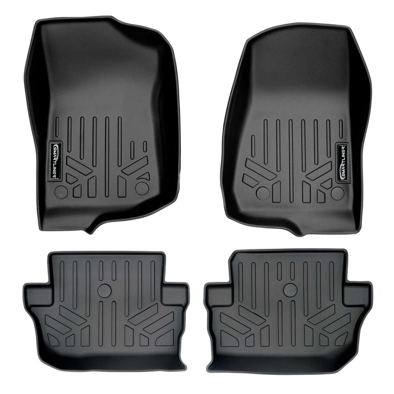 Load image into Gallery viewer, SMARTLINER Custom Fit Floor Liners For 2018-2025 Jeep Wrangler 2-Door (JL New Body Style - not JK)
