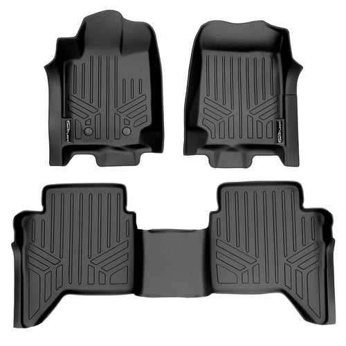 SMARTLINER Custom Fit Floor Liners For 2015-2018 Ford Ranger Crew Cab Export Model