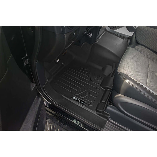 SMARTLINER Custom Fit Floor Liners For 2017-2024 Nissan Titan King Cab with 1st Row Bench Seat With OTH Coverage