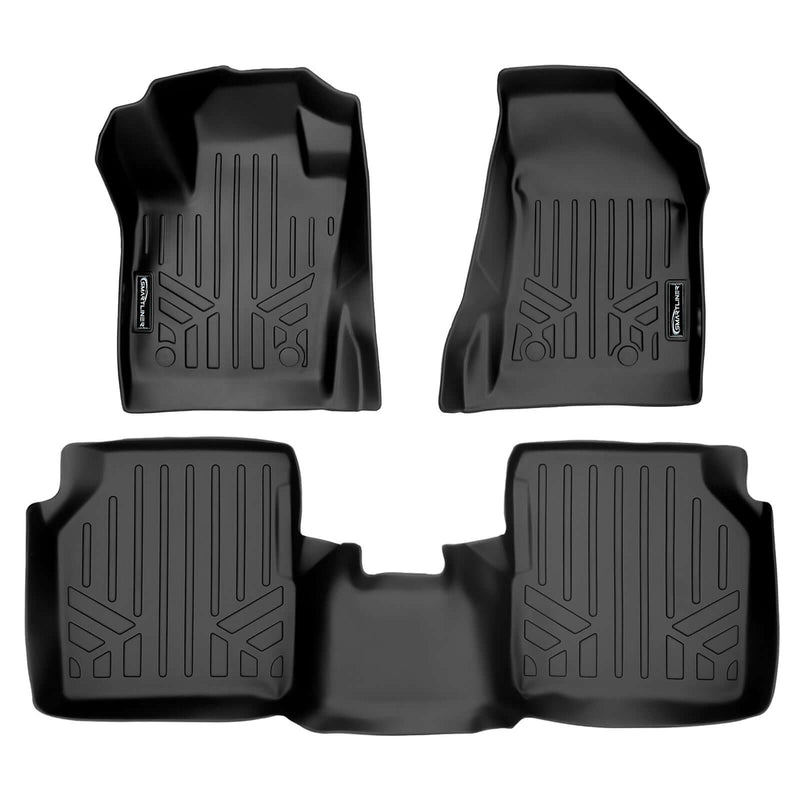 Load image into Gallery viewer, SMARTLINER Custom Fit Floor Liners For 2017-2025 Jeep Compass with Dual Driver Side Floor Hooks (New Body Style)
