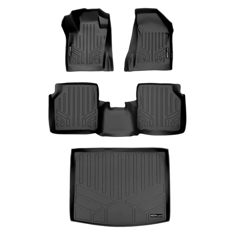 Load image into Gallery viewer, SMARTLINER Custom Fit Floor Liners For 2017-2025 Jeep Compass with Dual Driver Side Floor Hooks (New Body Style)
