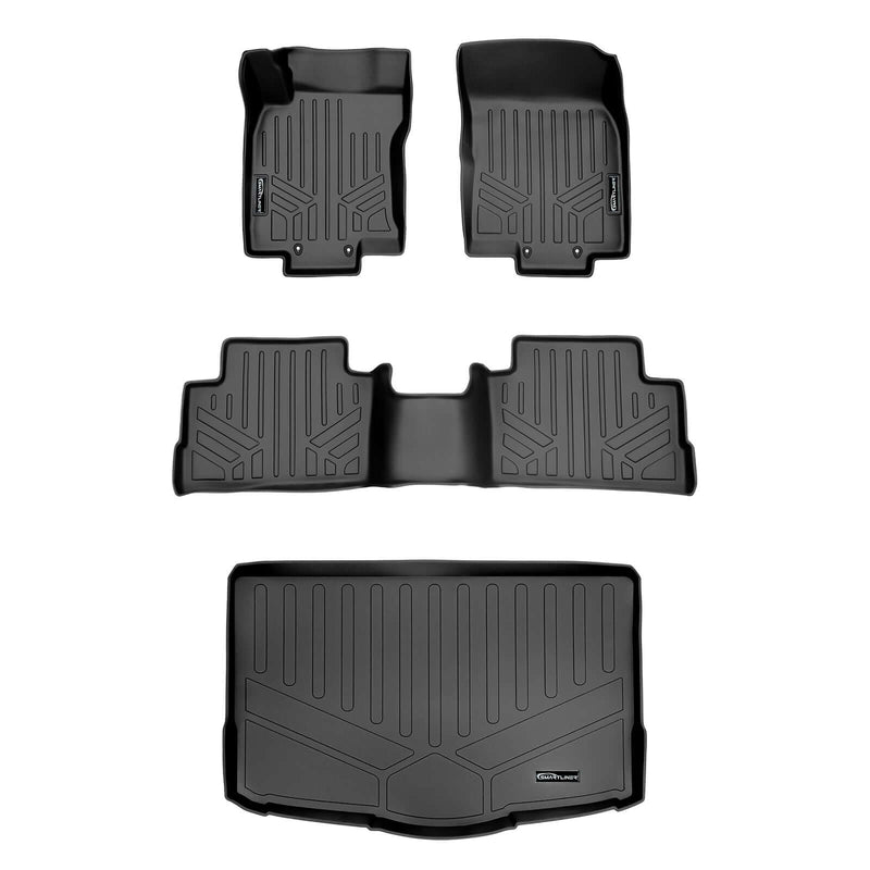 Load image into Gallery viewer, SMARTLINER Floor Liners for 2017-2024 Nissan Rogue Sport - Factory Cargo Tray in Lowest Position
