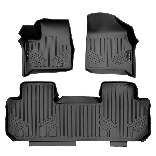 SMARTLINER Custom Fit Floor Liners For 2018-2023 Chevrolet Traverse (with 2nd Row Bench Seat)
