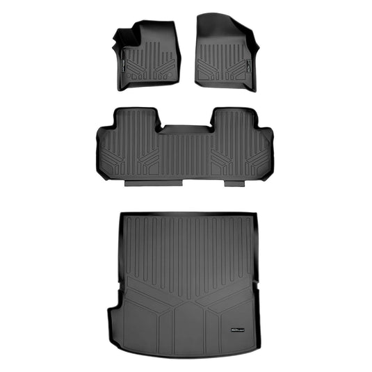 SMARTLINER Custom Fit Floor Liners For 2024-2026 GMC Acadia/Chevrolet Traverse/Buick Enclave with 2nd Row Bench Seats