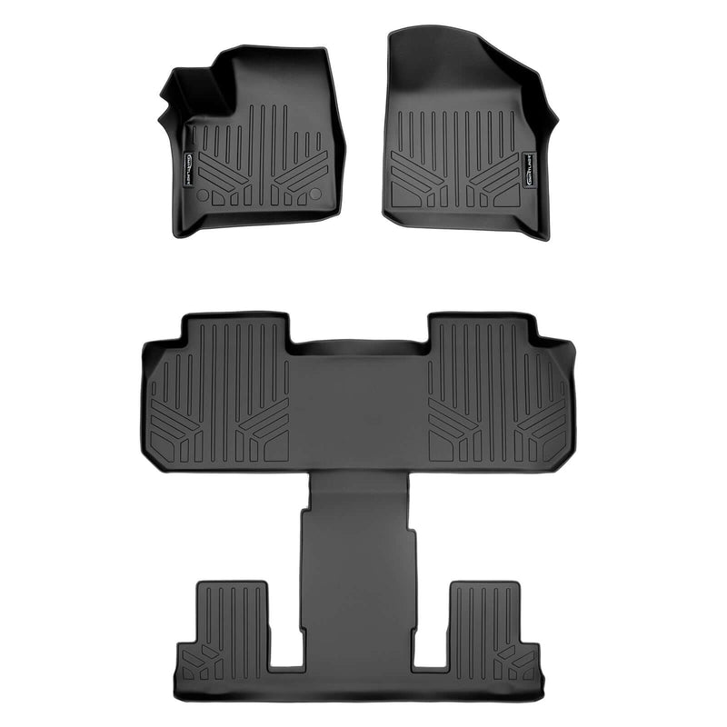 Load image into Gallery viewer, SMARTLINER Custom Fit Floor Liners For 2018-2023 Chevrolet Traverse with 2nd Row Bucket Seats
