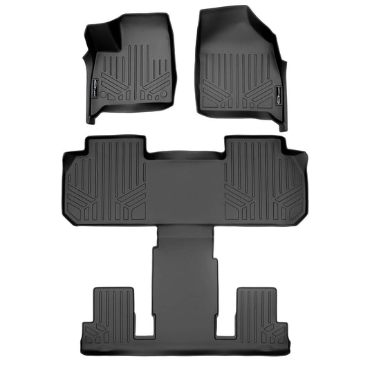 SMARTLINER Custom Fit Floor Liners For 2018-2024 Buick Enclave with 2nd Row Bucket Seats