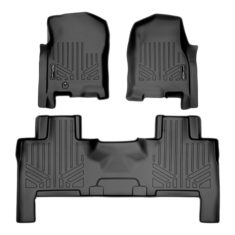 Load image into Gallery viewer, Smart Trim™ Custom Fit Floor Liners For 2007 - 2010 Ford Expedition/Lincoln Navigator (with Console)
