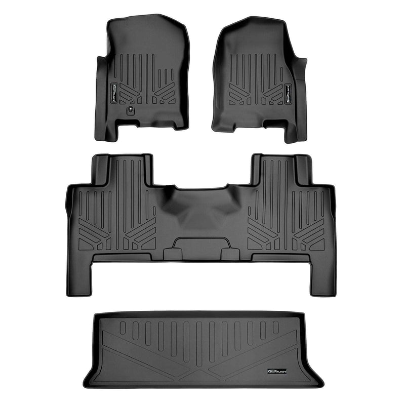 Load image into Gallery viewer, Smart Trim™ Custom Fit Floor Liners For 2007 - 2010 Ford Expedition/Lincoln Navigator (with Console)
