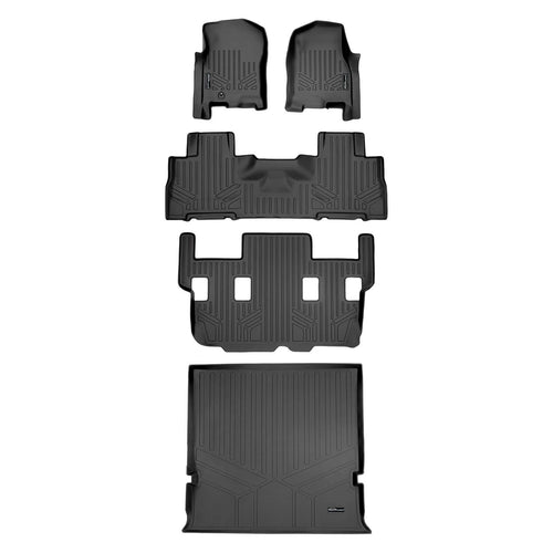 SMARTLINER Custom Fit Floor Liners For 2007 - 2017 Ford Expedition/Lincoln Navigator with 2nd Row Bucket Seats (No EL or L Models)