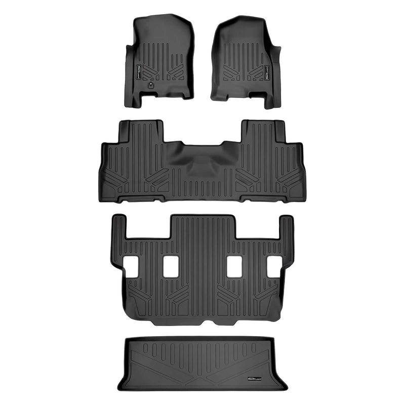 Load image into Gallery viewer, SMARTLINER Custom Fit Floor Liners For 2007 - 2017 Ford Expedition/Lincoln Navigator with 2nd Row Bucket Seats (No EL or L Models)
