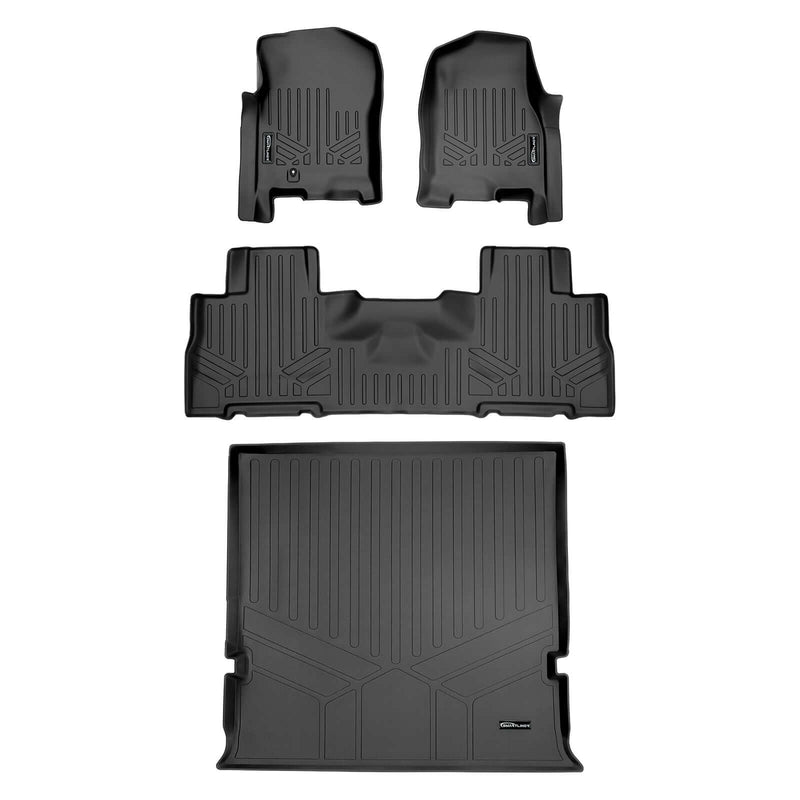 Load image into Gallery viewer, SMARTLINER Custom Fit Floor Liners For 2007 - 2017 Ford Expedition/Lincoln Navigator with 2nd Row Bucket Seats (No EL or L Models)
