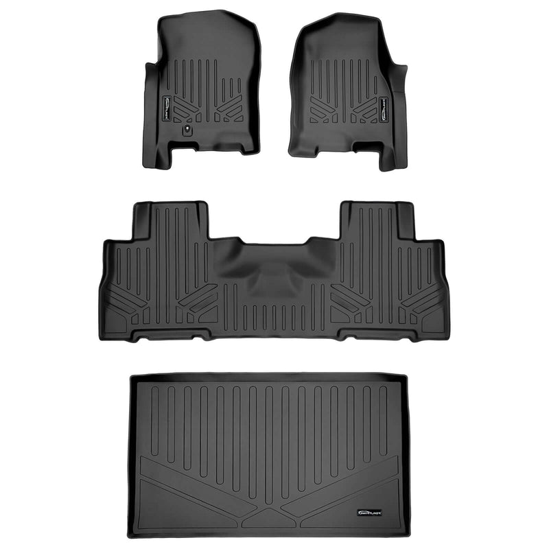 Load image into Gallery viewer, SMARTLINER Custom Fit Floor Liners For 2007 - 2017 Ford Expedition EL / Lincoln Navigator L (with 2nd Row Bucket Seats)
