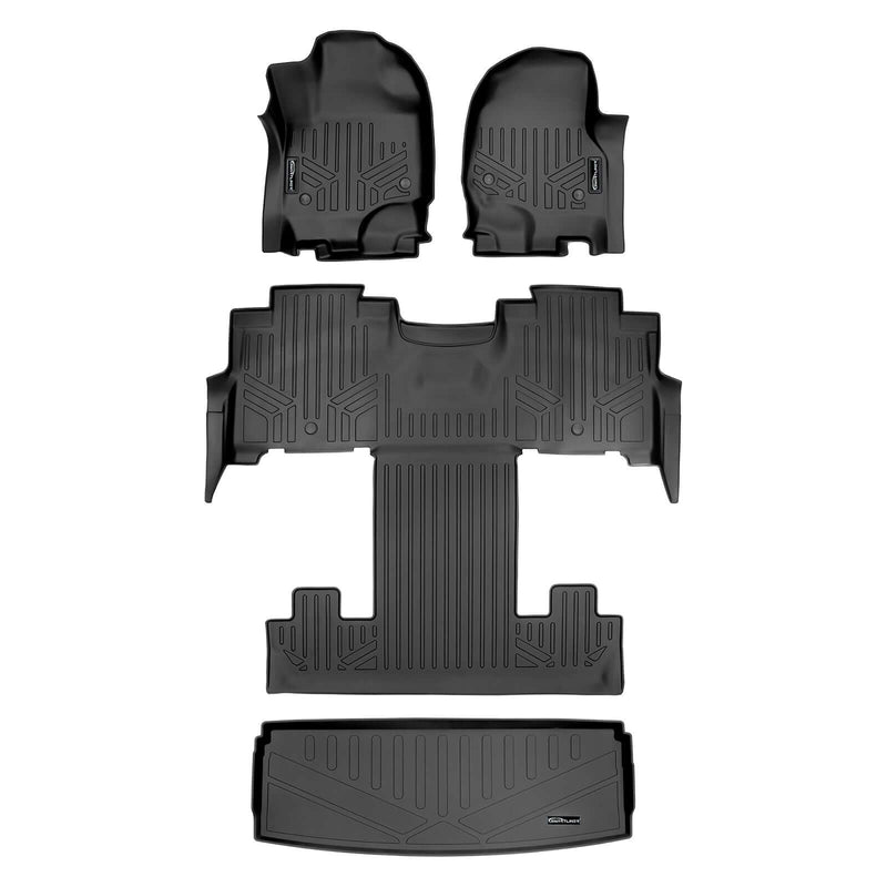 Load image into Gallery viewer, Smart Trim™ Custom Fit Floor Liners For 2018-2024 Ford Expedition/Lincoln Navigator 2nd Row Bucket Seats (no Max or L)
