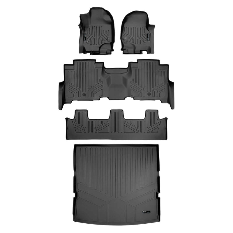 Load image into Gallery viewer, Smartliner Custom Fit Floor Liners For 2018-2024 Ford Expedition/Lincoln Navigator 2nd Row Bench Seat (no Max or L)
