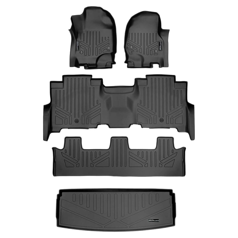 Load image into Gallery viewer, Smartliner Custom Fit Floor Liners For 2018-2024 Ford Expedition/Lincoln Navigator 2nd Row Bench Seat (no Max or L)
