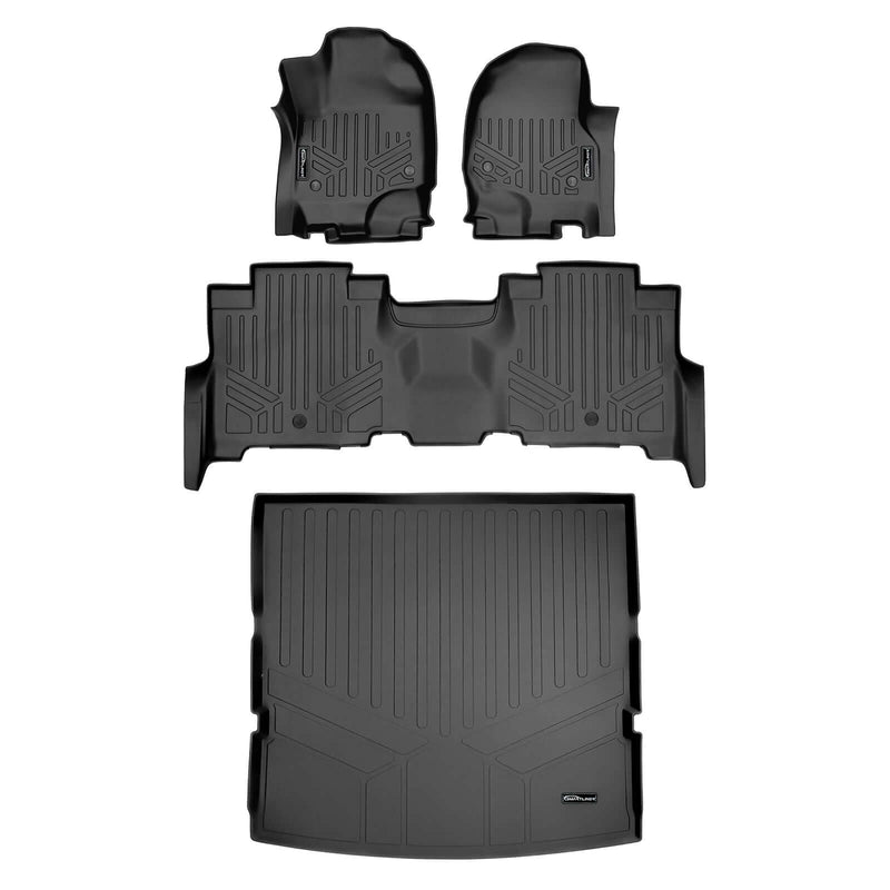 Load image into Gallery viewer, Smartliner Custom Fit Floor Liners For 2018-2024 Ford Expedition/Lincoln Navigator 2nd Row Bench Seat (no Max or L)
