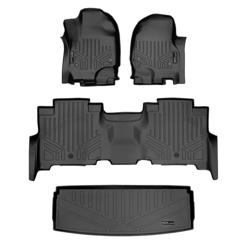 Load image into Gallery viewer, Smartliner Custom Fit Floor Liners For 2018-2024 Ford Expedition/Lincoln Navigator 2nd Row Bench Seat (no Max or L)
