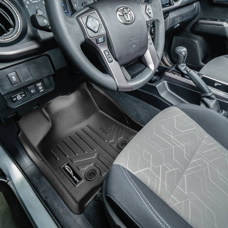 Load image into Gallery viewer, SmartCoverage™ Floor Liners For 2018-2023 Toyota Tacoma Access Cab (Automatic Transmission)
