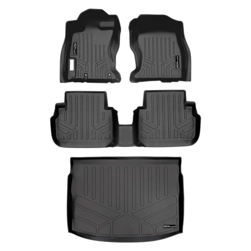 SMARTLINER Custom Fit Floor Liners For 2018-2023 Subaru Impreza Hatchback (No Sedan) and Crosstrek All Models