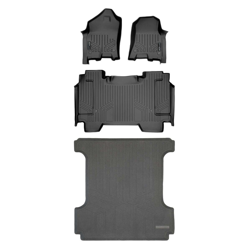 Load image into Gallery viewer, SmartCoverage™ Custom Fit Floor Liners For 2019-2024 Ram 1500 Crew Cab without Rear Underseat Storage Box
