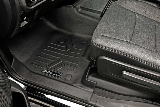 SmartCoverage™ Custom Fit Floor Liners For 2019-2024 Ram 1500 Quad Cab with Front Row Bench Seat Only (No Optional Underseat Storage)