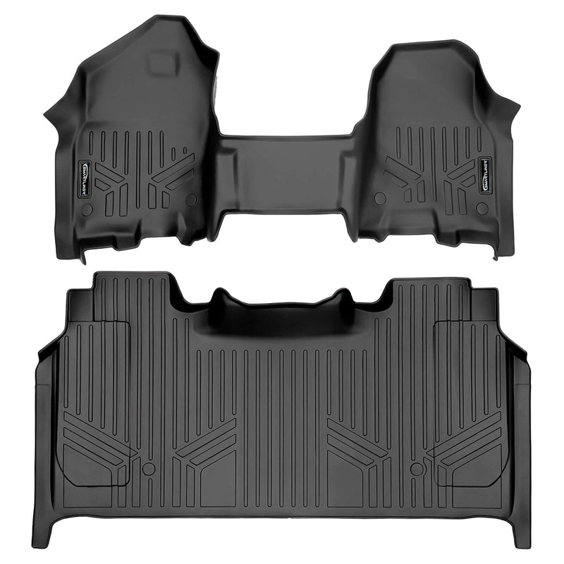 Load image into Gallery viewer, SmartCoverage™ Custom Fit Floor Liners For 2019-2024 Ram 1500 Quad Cab with Front Row Bench Seat Only (No Optional Underseat Storage)
