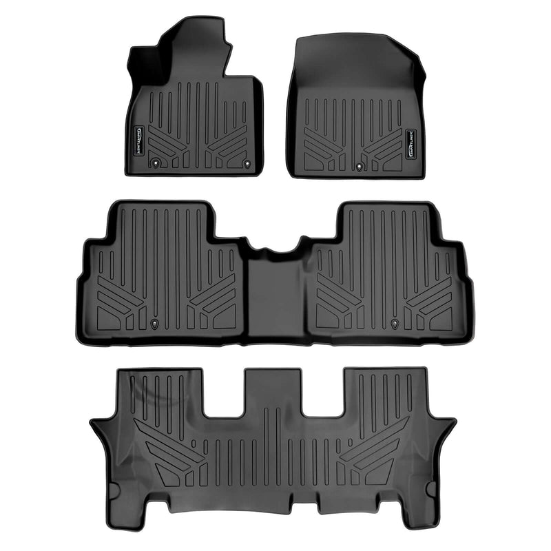 Load image into Gallery viewer, SMARTLINER Custom Fit Floor Liners For 2020-2025 Kia Telluride with 2nd Row Bucket Seats No Center Console and No In Between Coverage
