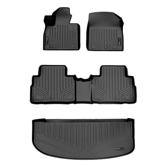SMARTLINER Custom Fit Floor Liners For 2020-2025 Kia Telluride with 2nd Row Bucket Seats No Center Console and No In Between Coverage