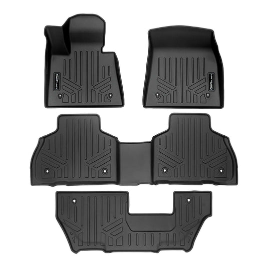 SMARTLINER Custom Fit Floor Liners For 2021-2025 BMW Alpina XB7 (2nd Row Bench)