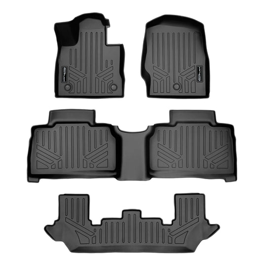 SMARTLINER Custom Fit Floor Liners For for 2020-2025 Ford Explorer 7 Passenger