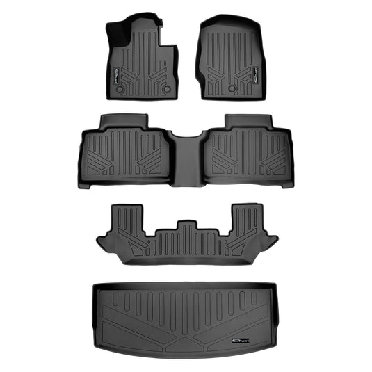 SMARTLINER Custom Fit Floor Liners For for 2020-2025 Ford Explorer 7 Passenger