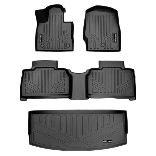 SMARTLINER Custom Fit Floor Liners For for 2020-2025 Ford Explorer 7 Passenger
