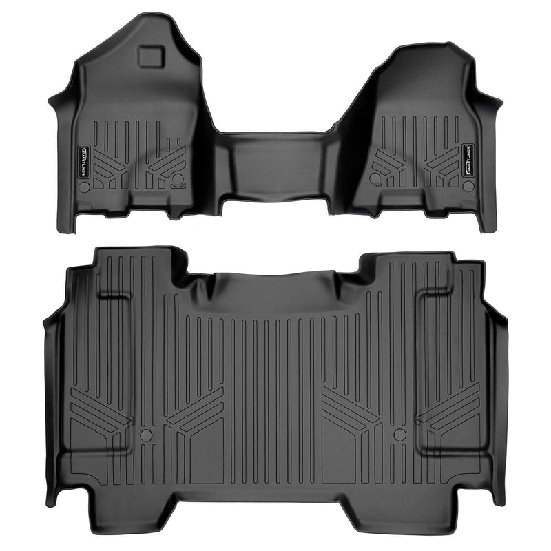 Load image into Gallery viewer, SmartCoverage™ Custom Fit Floor Liners For 2019 - 2024 Ram 1500 Crew Cab Vinyl Floor with 1st Row Bench Seat
