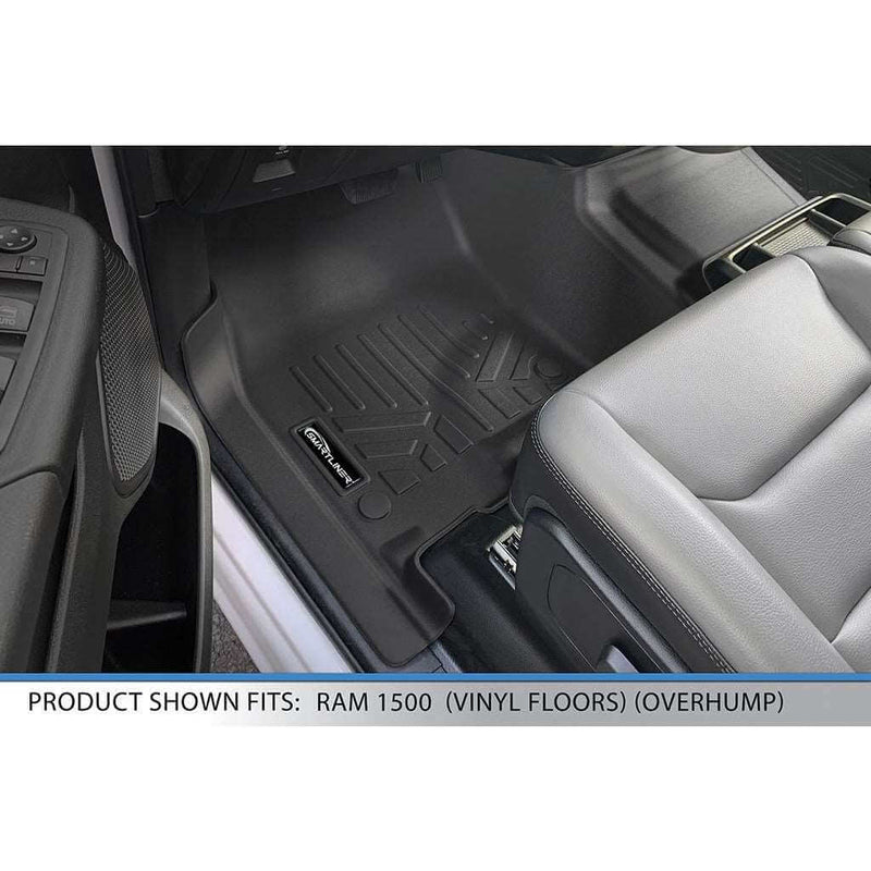 Load image into Gallery viewer, SmartCoverage™ Custom Fit Floor Liners For 2019 - 2024 Ram 1500 Crew Cab Vinyl Floor with 1st Row Bench Seat
